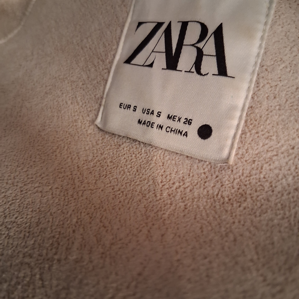 Zara Cream Sherpa Jacket - Picture 9 of 9
